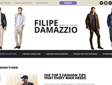 Tablet Screenshot of felipedamazzio.com